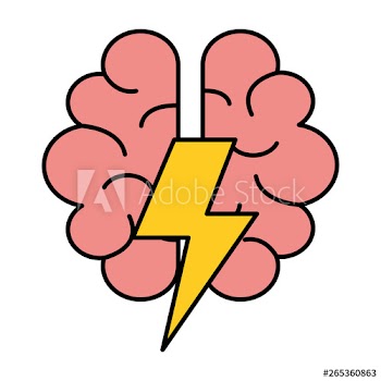 brain human organ with ray power