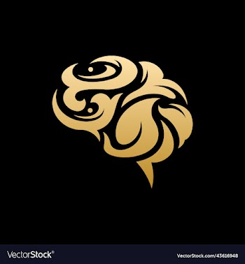 brain ornament luxury creative logo