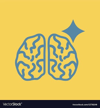 Brain stroke vector image