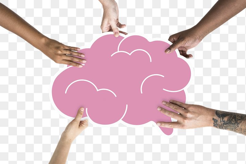 Brainstorming png hands holding brain | Free PNG - rawpixel
