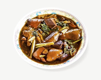 Braised pork  collage element | Free PSD - rawpixel