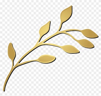 Branch Leaf Gold Clip Art - Branch Leaf Gold Clip Art