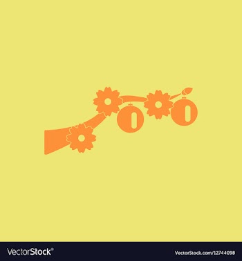 Branch of Chinese new year vector image
