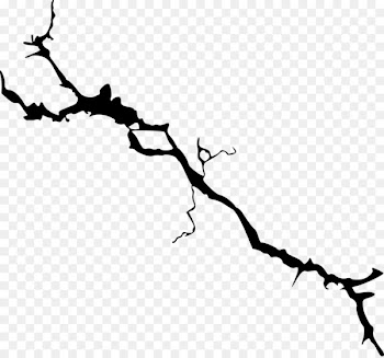 Branch Tree Clip art - wall crack 