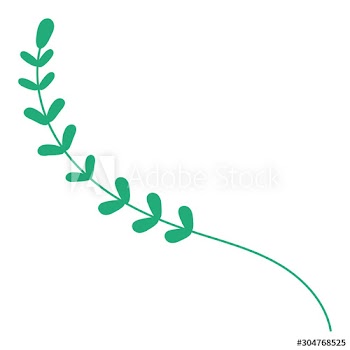 branch with leafs plant icon