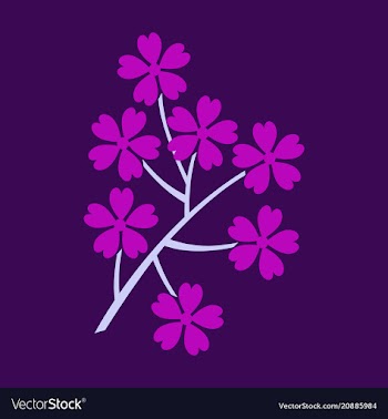 Branches silhouette isolated on color background vector image