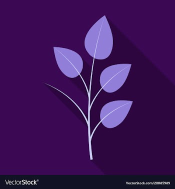 Branches silhouette isolated on color background vector image