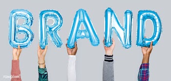 Brand balloon typography | Free stock psd mockup - 443194