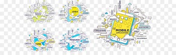 Brand Graphic design - Social media schematic vector 