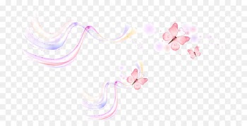 Brand Petal Pattern - Bubble butterfly colored lines 