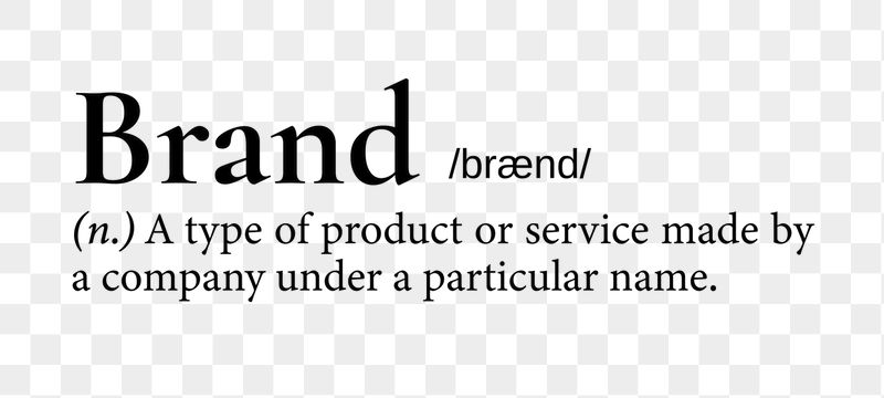 Brand png dictionary word sticker, | Free PNG - rawpixel
