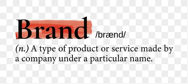 Brand png dictionary word sticker, | Free PNG - rawpixel