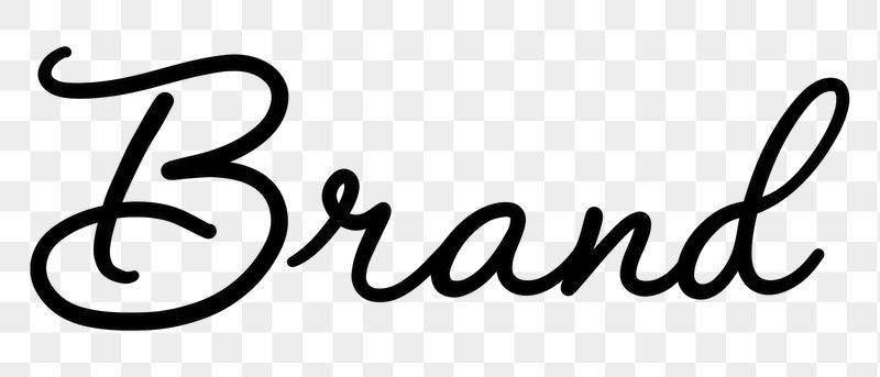 Brand png word, minimal black | Free PNG - rawpixel