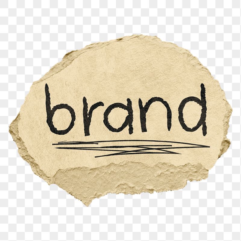 Brand png word sticker, ripped | Free PNG - rawpixel