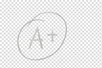 Brand Text Pattern, Chalk handwritten with white A + scores transparent background PNG clipart