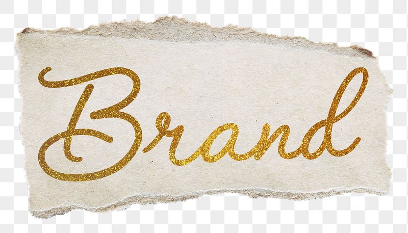 Brand word png, torn paper, | Free PNG - rawpixel