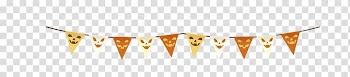 Brand Yellow Font, Halloween banners transparent background PNG clipart