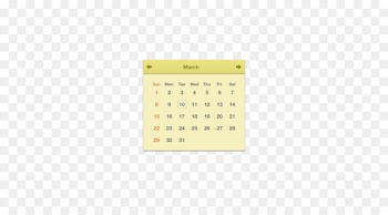Brand Yellow Pattern - Calendar pages 
