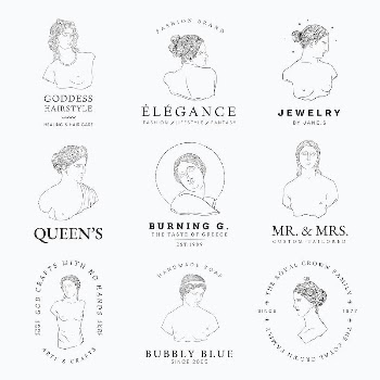 Branding logo, aesthetic business identity | Free PSD - rawpixel