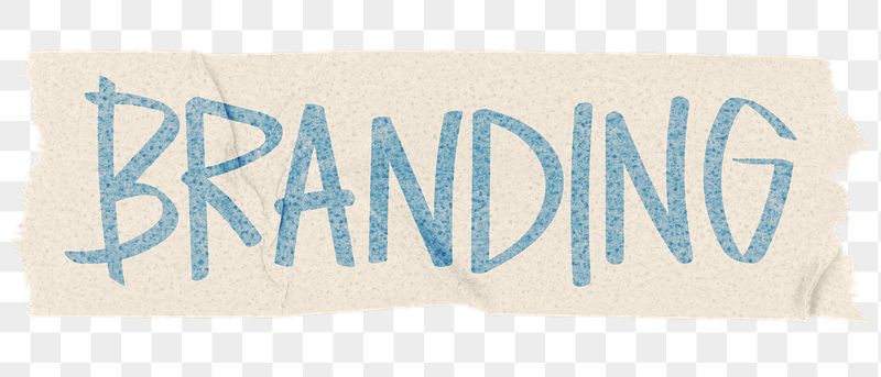 Branding png word sticker, washi | Free PNG - rawpixel