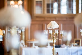 Brass Candelabra in Tilt Shift Photography
