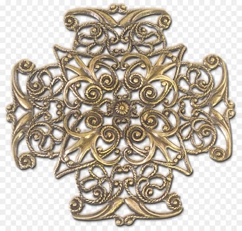 Brass Filigree Jewellery Silver Stamping - Brass 