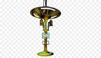 brass light fixture - Borderlands Catch A Ride 