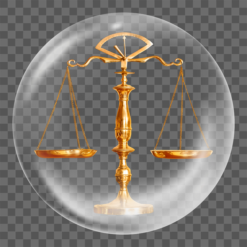 Brass scales png sticker, bubble | Free PNG - rawpixel