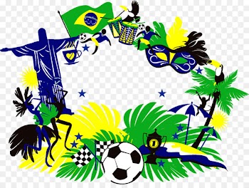 Brazil 2014 FIFA World Cup Stock illustration - Rio Border Olympics 