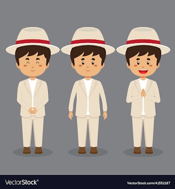 brazil character with various expression