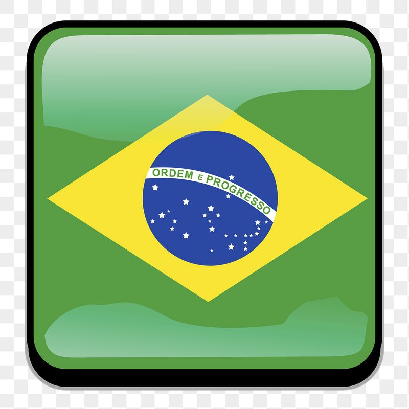 Brazil flag png sticker, icon | Free PNG - rawpixel