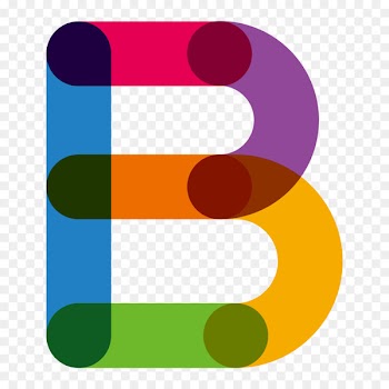 Brazil Letter Clip art - Color letters B 