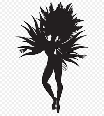 Brazil Samba Dance Clip art - Samba Dancer Silhouette PNG Clip Art Image 