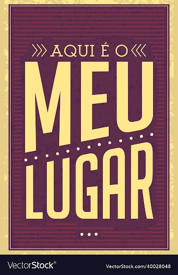 brazilian portuguese old fashioned poster
