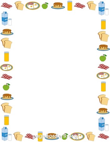 Bread and milk frame illustration, Breakfast Fast food Mexican cuisine Take-out, Food Frame transparent background PNG clipart