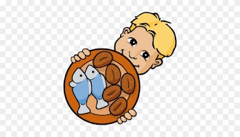 Bread Clipart And Illustration Bread Clip Art Vector - Cinque Pani E Due Pesci