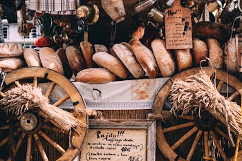 Bread display at the Saint Dominic’s Fair