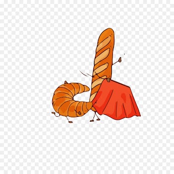 Bread Illustration Baguette Toast Croissant - focaccia 