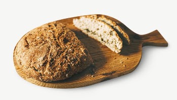 Bread on wooden cutting board | Free PSD - rawpixel