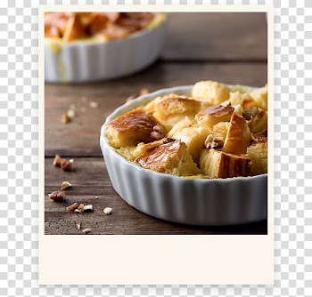 Bread pudding Bread and butter pudding Custard Rice pudding Cream, bread transparent background PNG clipart