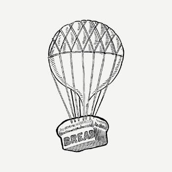 Bread ration drawing, vintage war | Free PSD - rawpixel