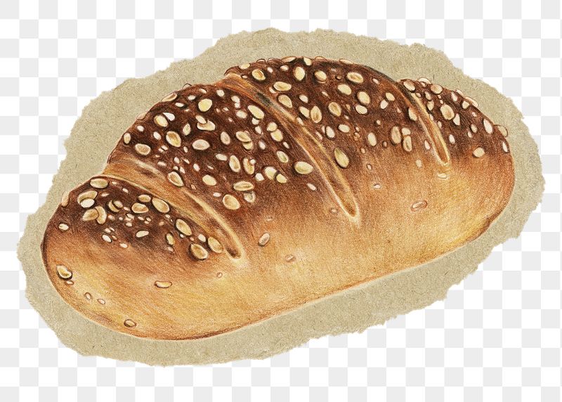 Bread roll png sticker, ripped | Free PNG Illustration - rawpixel