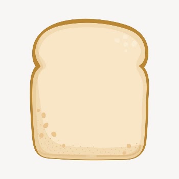 Bread slice collage element, cute | Free Vector Illustration - rawpixel