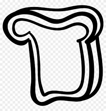Bread Slice Hand Drawn Food Comments - Food Hand Drawn Png
