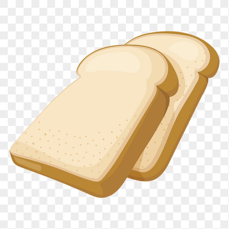 Bread slice png sticker, cute | Free PNG Illustration - rawpixel