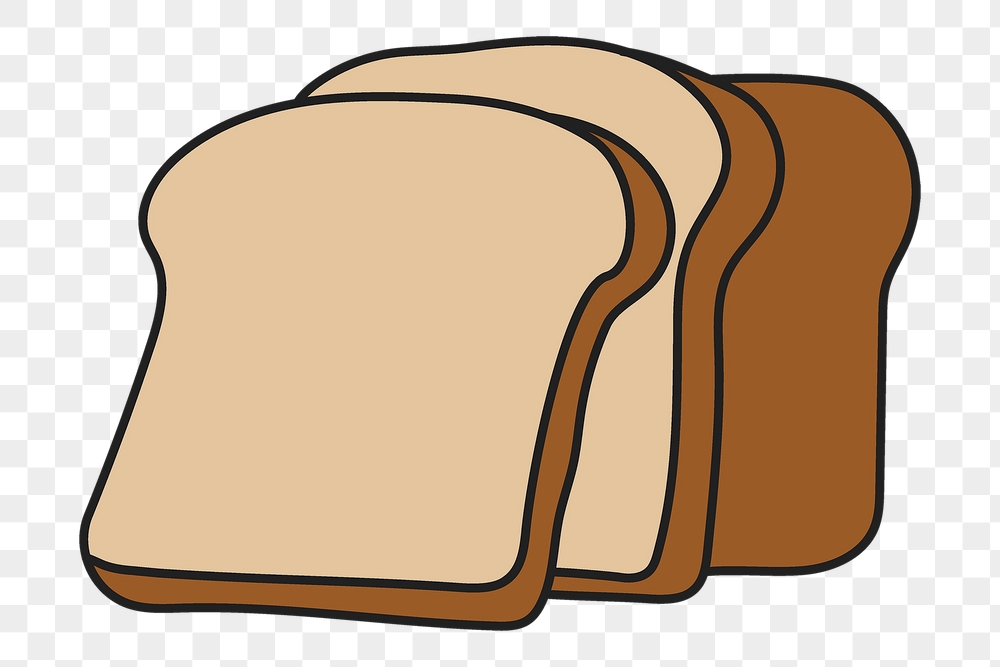 Bread slices png sticker, breakfast, | Free PNG Illustration - rawpixel