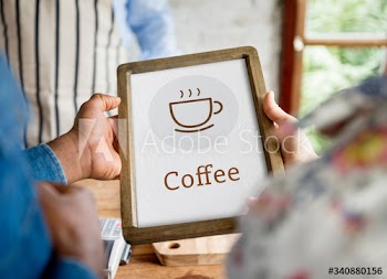 Break Time Sip Coffee Concept
