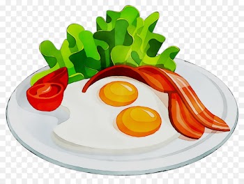 Breakfast Bacon Fried egg Food Vegetarian cuisine -  