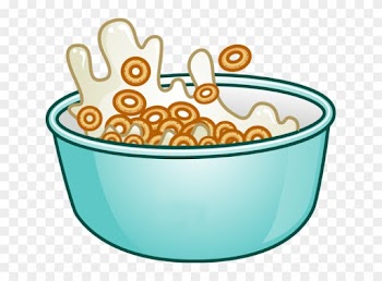 Breakfast Cereal Corn Flakes Bowl Clip Art - Bowl Of Cereal Cartoon