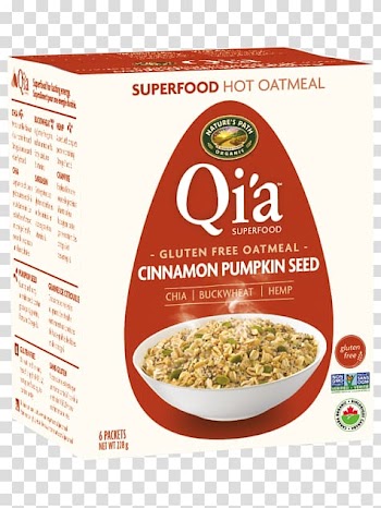 Breakfast cereal Organic food Nature's Path Oatmeal, pumpkin seeds transparent background PNG clipart